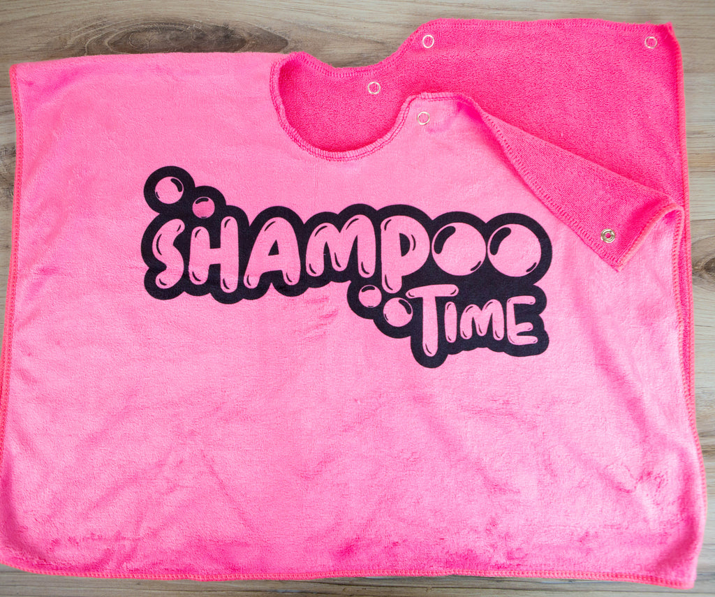 ShampooTime Shampoo Mat Deluxe Flamingo with iPad Holder